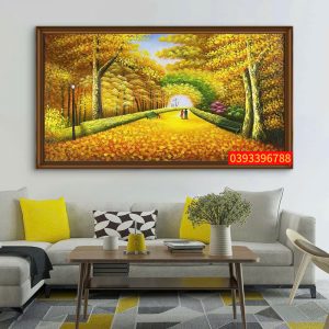TRANH PHONG CẢNH MÙA THU VÀNG