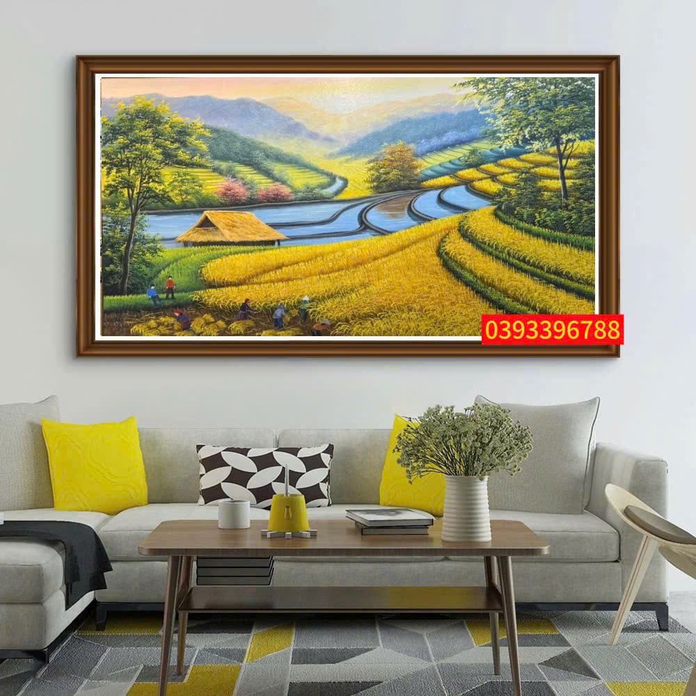 TRANH RUỘNG BẬC THANG PHONG CẢNH TÂY BẮC