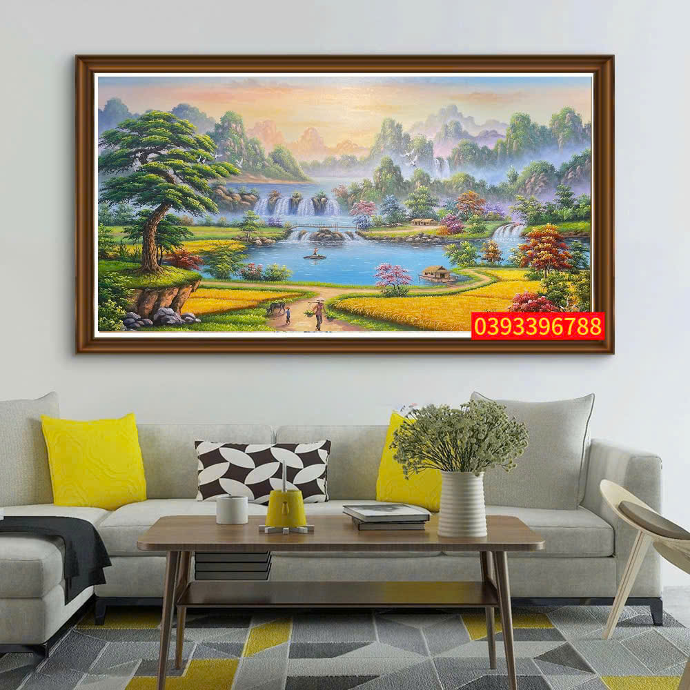 TRANH SƠN THUỶ HỮU TÌNH - TRANH PHONG CẢNH