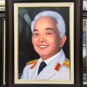 Alternative view of TRANH BÁC HỒ - TRANH SƠN DẦU CHÂN DUNG BÁC GIÁP