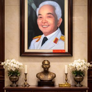 TRANH BÁC HỒ - TRANH SƠN DẦU CHÂN DUNG BÁC GIÁP