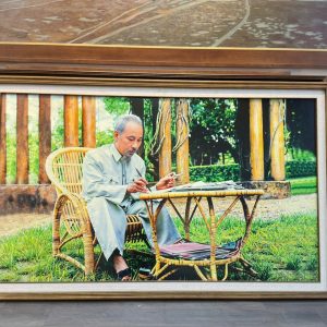 Alternative view of TRANH BÁC HỒ - TRANH CHÂN DUNG BÁC HỒ SƠN MÀI