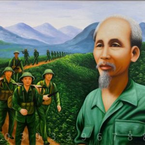 Alternative view of TRANH BÁC HỒ CÙNG CHÚNG CHÁU HÀNH QUÂN