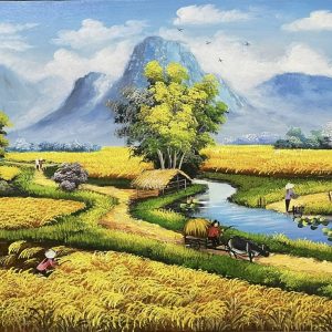 Alternative view of TRANH PHONG CẢNH TÂY BẮC NÚI RỪNG THIÊN NHIÊN