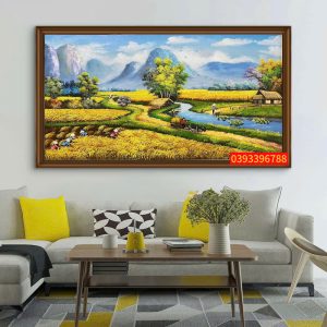 TRANH PHONG CẢNH TÂY BẮC NÚI RỪNG THIÊN NHIÊN