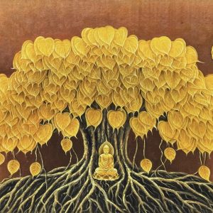 Alternative view of TRANH LÁ BỒ ĐỀ - TRANH SƠN DẦU LÁ BỒ ĐỀ