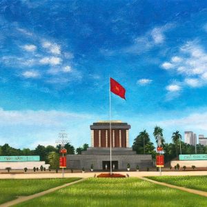 Alternative view of TRANH SƠN DẦU LĂNG BÁC HỒ