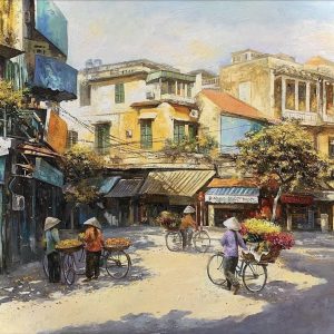 Alternative view of TRANH SƠN DẦU PHỐ CỔ HÀ NỘI 11