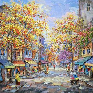 Alternative view of TRANH SƠN DẦU PHỐ CỔ HÀ NỘI 05