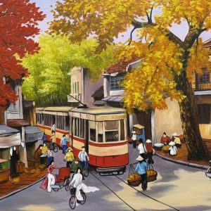 Alternative view of TRANH SƠN DẦU PHỐ CỔ HÀ NỘI 06