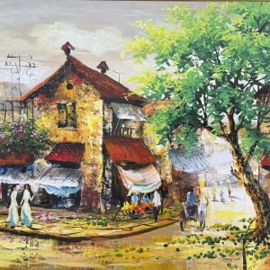 Alternative view of TRANH SƠN DẦU PHỐ CỔ HÀ NỘI 07