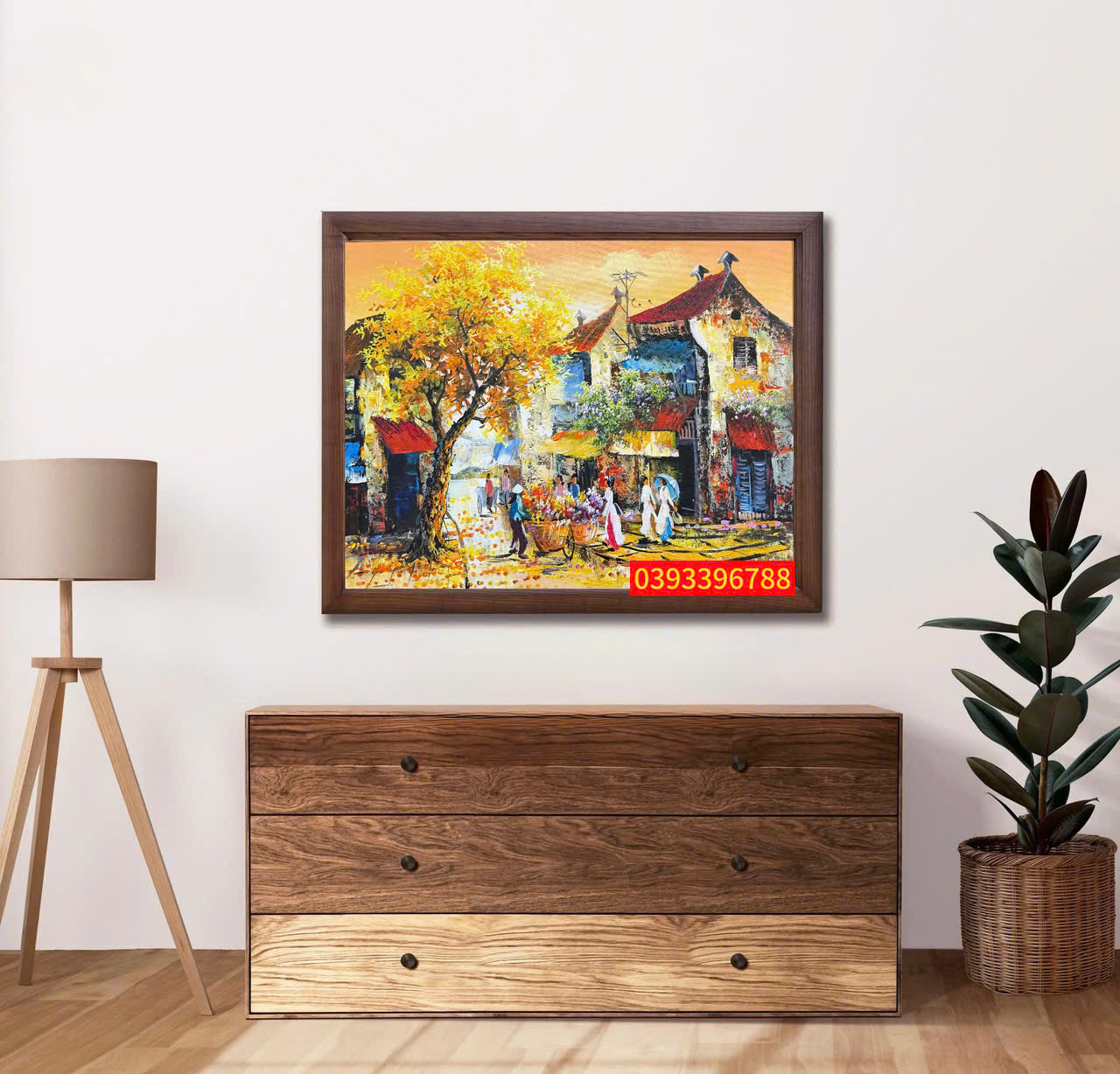 TRANH SƠN DẦU PHỐ CỔ HÀ NỘI 08