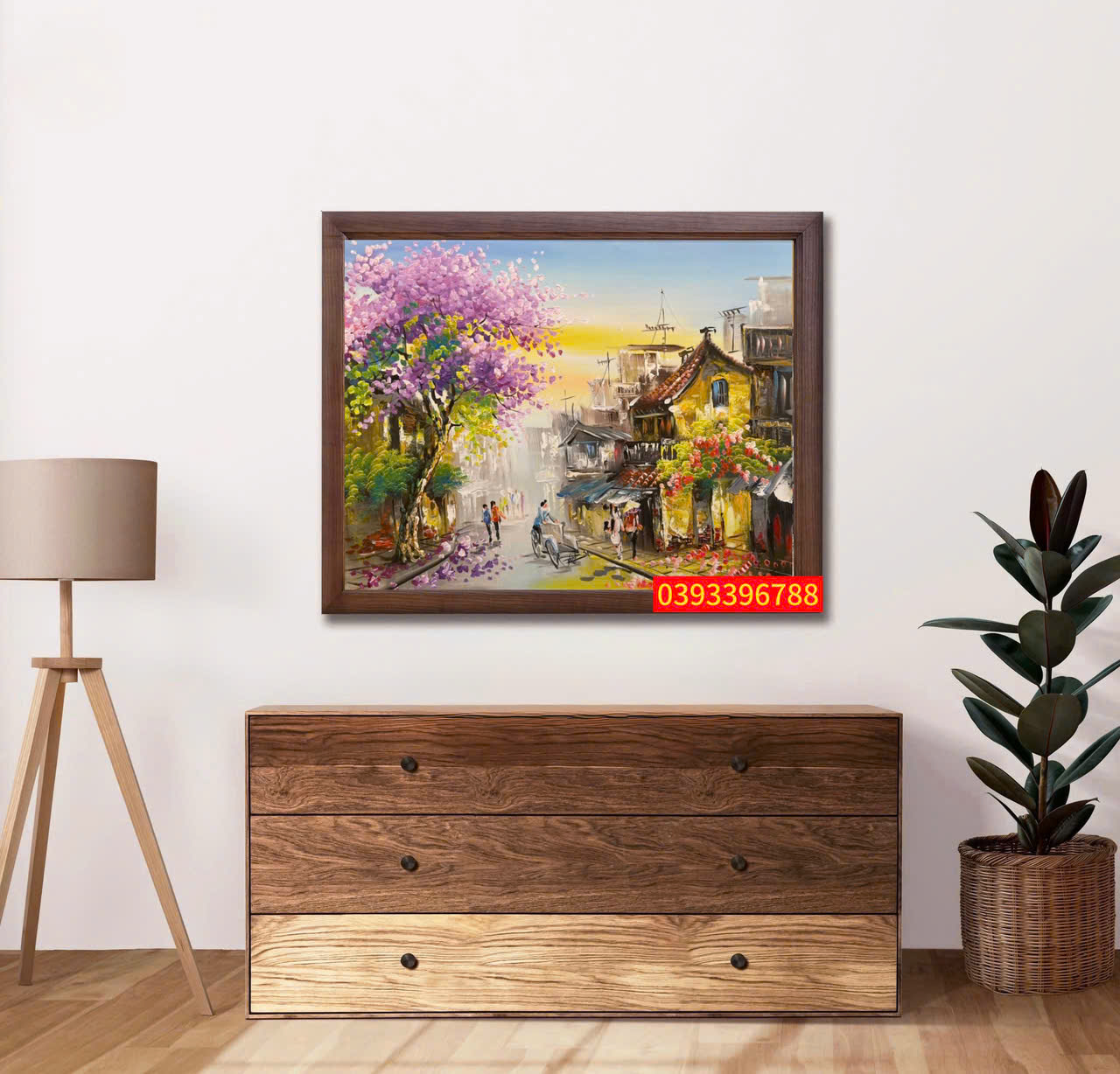 TRANH SƠN DẦU PHỐ CỔ HÀ NỘI 09