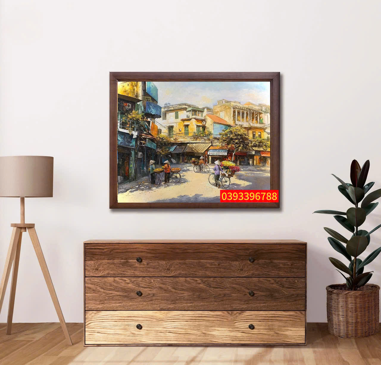 TRANH SƠN DẦU PHỐ CỔ HÀ NỘI 11