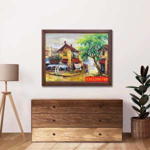 TRANH SƠN DẦU PHỐ CỔ HÀ NỘI 07