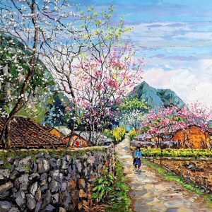 Alternative view of TRANH TÂY BẮC - TRANH PHONG CẢNH TÂY BẮC